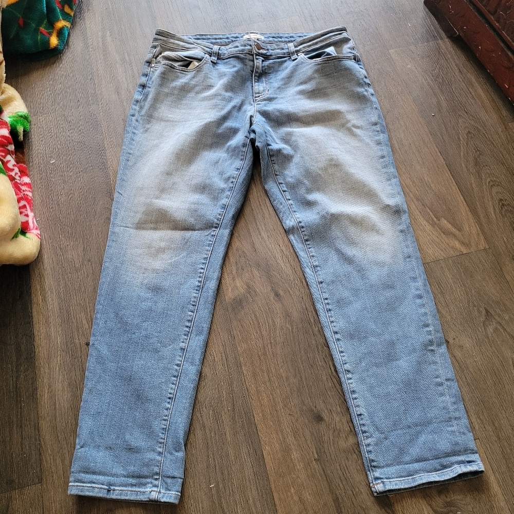 Eileen Fisher Straight Leg Denim Jean's size 12